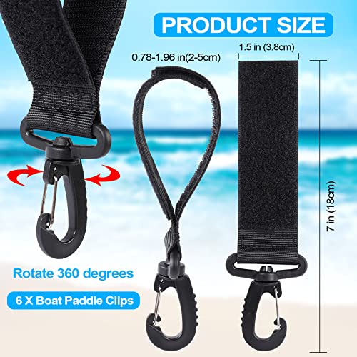 Jevrench Upgraded Kayak Paddle Holder, Board Accessories, Inflatable Boat Storage, Set of 6 Clip Holders - Image 3