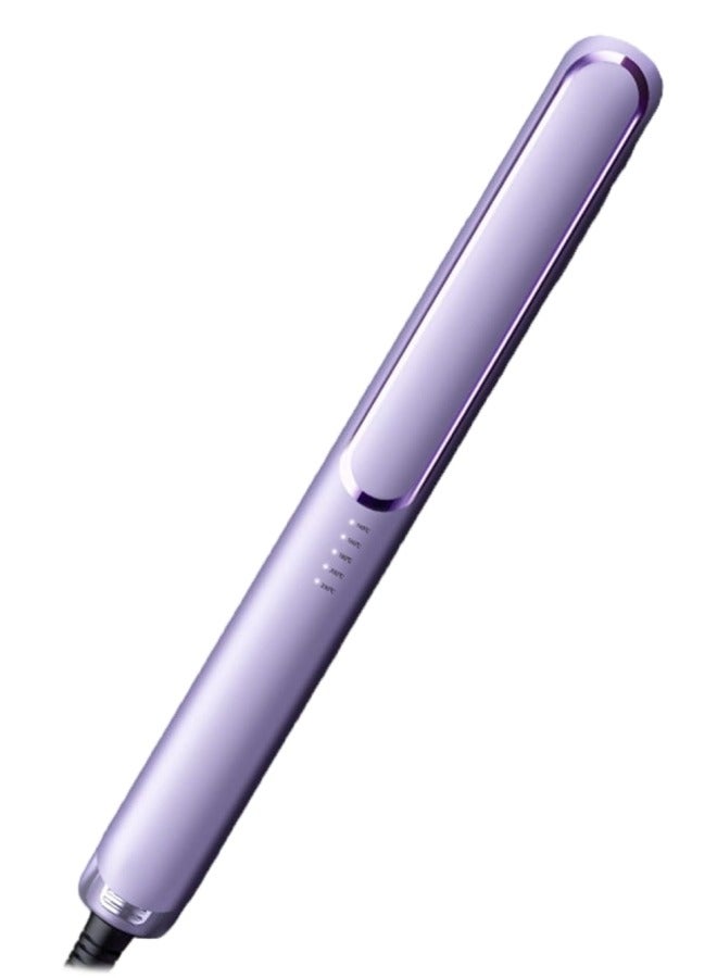 Generic Ceramic Hair Straightener and Curler 30mm - Five-Level Temperature Control, Fast Heat-up, Negative Ion Technology, Damage Protection (Purple)  - Image 1