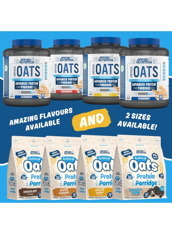 أبلايد نيوتريشن عصيدة الشوفان المتقدمة الغنية بالبروتين من أبلايد نيوتريشن - مزيج مسحوق بروتين مصل اللبن مع الشوفان الكامل (600 غرام - 10 حصص) (كراميل مملح) - Image 3