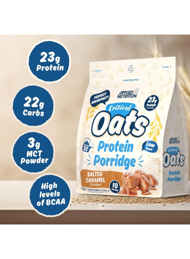 أبلايد نيوتريشن عصيدة الشوفان المتقدمة الغنية بالبروتين من أبلايد نيوتريشن - مزيج مسحوق بروتين مصل اللبن مع الشوفان الكامل (600 غرام - 10 حصص) (كراميل مملح) - Image 4