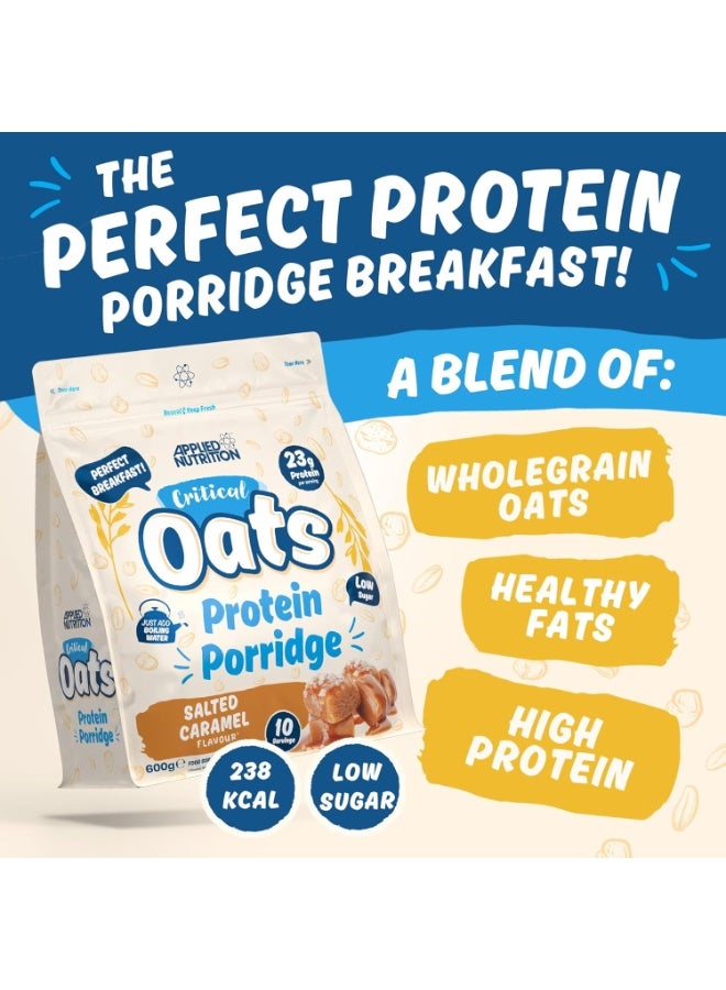 أبلايد نيوتريشن عصيدة الشوفان المتقدمة الغنية بالبروتين من أبلايد نيوتريشن - مزيج مسحوق بروتين مصل اللبن مع الشوفان الكامل (600 غرام - 10 حصص) (كراميل مملح) - Image 5