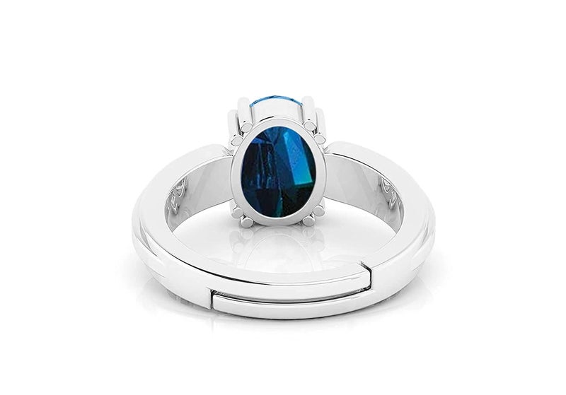 Sidharth Gems Lab Certified Alexandrite 925 Sterling Silver Adjustable Ring Excellent Quality AAA++ 15.25 Ratti / 14.72 Carat Gemstone - Image 4
