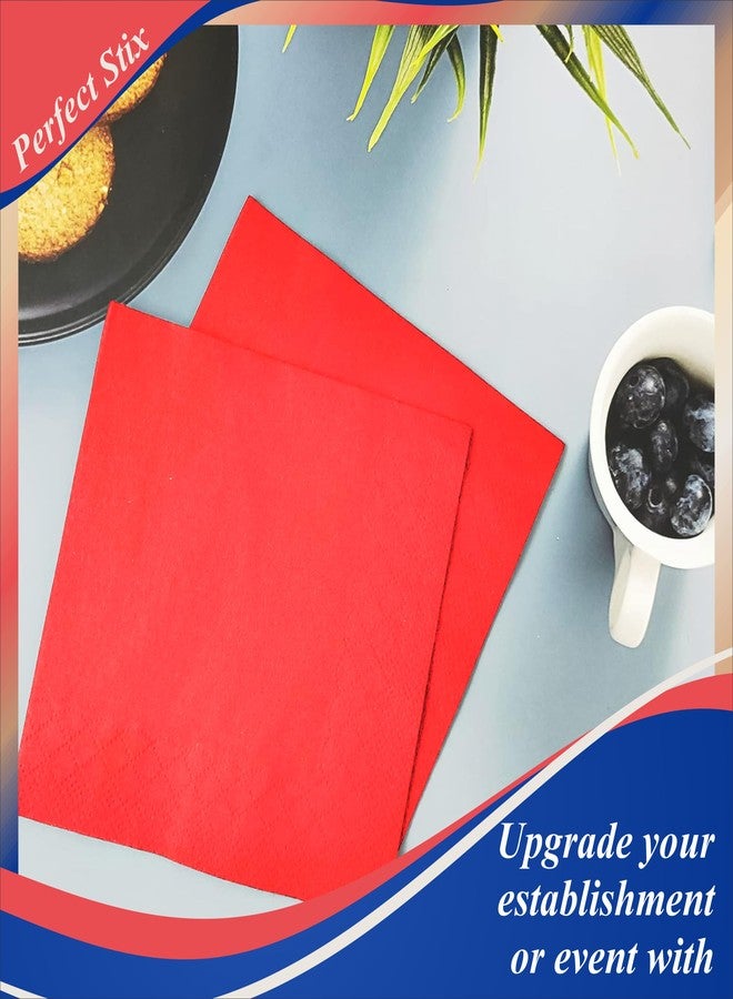 Perfect Stix 2ply Beverage Napkins American Colors,50 Red,50 White,50 Blue-150ct - Image 4
