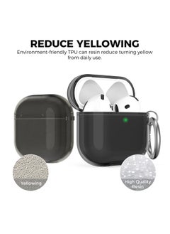 Ahastyle AhaStyle Clear Airpods 4 Case Cover with Cleaning Kit [Anti-Yellowing] Soft TPU Protective Covers Skin Designed for Apple AirPods 4th Generation 2024 Support USB-C Charging Case and Wireless Charging  - Image 5