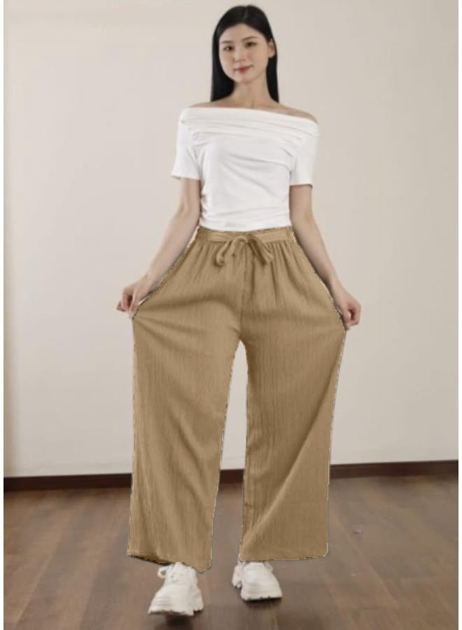 Wide Leg Pants Casual High Waist Loose Pants For Spring and Summer Women's Clothing KU366 - Image 2