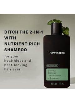 Hawthorne Men'S Everyday Shampoo. For Stronger Healthier Hair With Pure Avocado Oil And Coconut Oil. Mint And Eucalyptus Scent. Sulfate Free Paraben Free. 8 Fl. Oz. 2Pack.  - Image 2