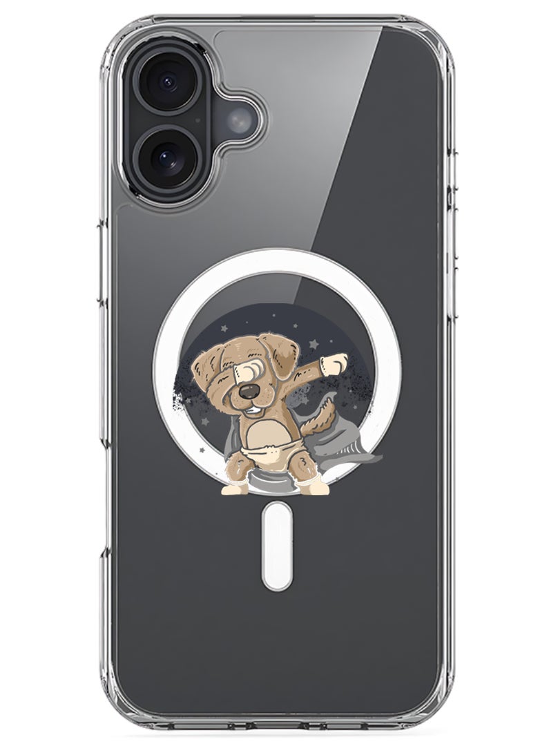 Theodor Magnetic Case for Apple iPhone 17 Compatible with MagSafe Wireless Charging, Shockproof Phone Bumper Cover - dab dog - Image 1