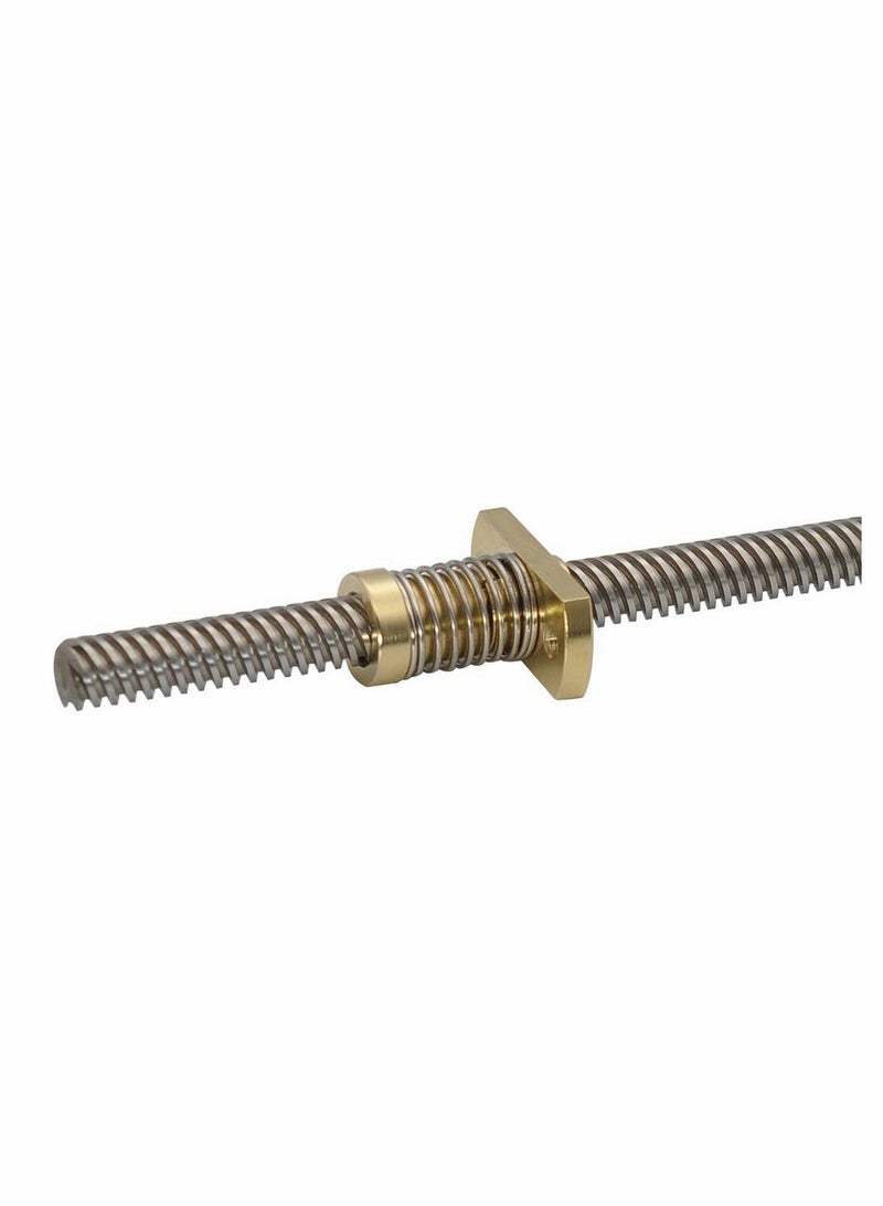 2 Pack CR10 Z axis T8 Anti Backlash Spring Loaded Nut Elimination Gap Brass Nuts for Upgrade Ender 3 Ender 3s Ender 3 Pro V2 CR 10 Tornado 3D Printer 8mm Acme Threaded Rod - Image 3