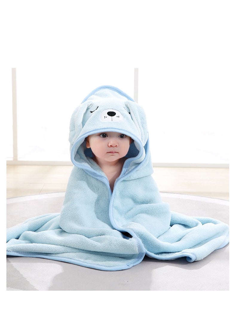 Baby Bath Towels Newborn Hooded Baby Towel Ultra Absorbent and Soft Cotton Hooded Washcloth for Baby Toddler Infant Unisex Hooded Baby Bath Towel  - Image 1