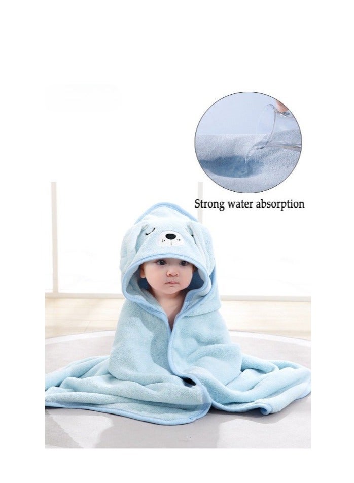Baby Bath Towels Newborn Hooded Baby Towel Ultra Absorbent and Soft Cotton Hooded Washcloth for Baby Toddler Infant Unisex Hooded Baby Bath Towel  - Image 4