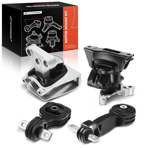 A-Premium 4PCS Engine Motor Mount Transmission Mount and Torque Strut Mount Set Compatible with Honda Civic 2006 2007 2008 2009 2010 2011 L4 1.8L, Coupe Sedan Automatic Transmission - Image 1