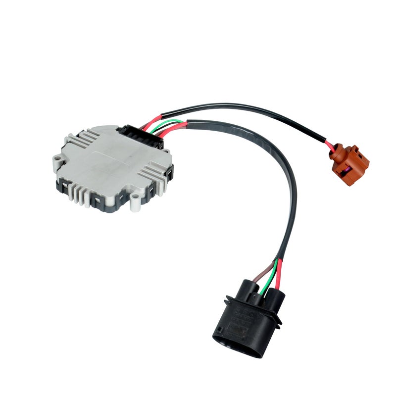 وحدة تحكم مروحة تبريد رادياتير المحرك AdvanEX 1K095945 متوافقة مع أودي A3TT فولكس فاجن بيتل جولف جيتا باسات 1K0959455FJ 1TD959455