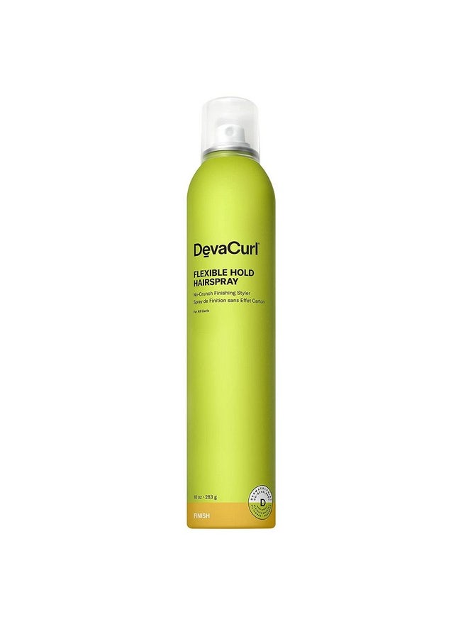 DevaCurl DevaCurl Flexible Hold Hairspray No-Crunch Finishing Styler, Bright Breeze, 10 fl. oz.  - Image 1