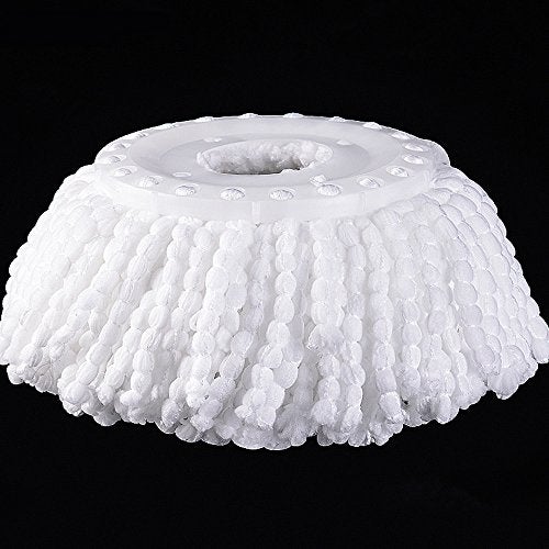 DANGSHAN 3 Pack Mop Head Replacement Spin Mop Replacement Head Microfiber Spin Mop Refills Easy Cleaning Round Shape Standard Size - Image 5