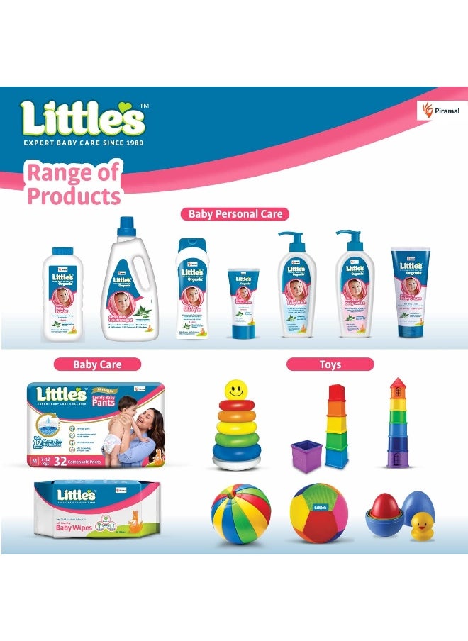 Little's - Little's Soft Cleansing Baby Wipes Lid, 80 Wipes (Pack of 2) - Image 1