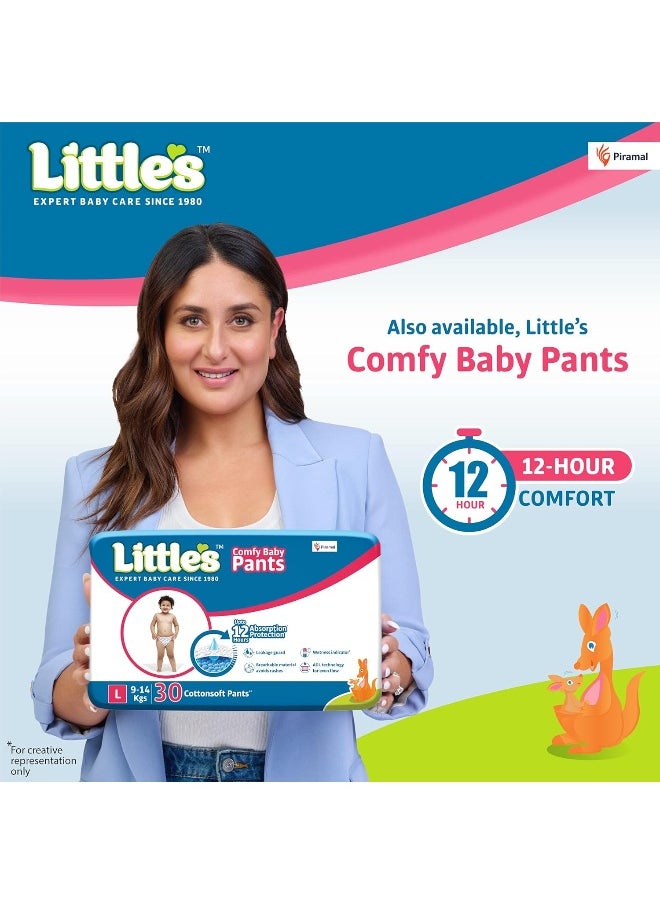 Little's - Little's Soft Cleansing Baby Wipes Lid, 80 Wipes (Pack of 2) - Image 1