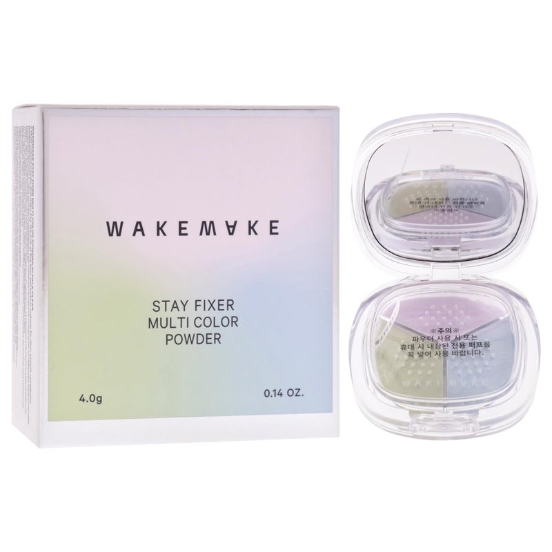 WAKEMAKE Stay Fixer Multi Color Powder - 01 Pale Clear by Wakemake for Women - 0.14 oz Powder - Image 3