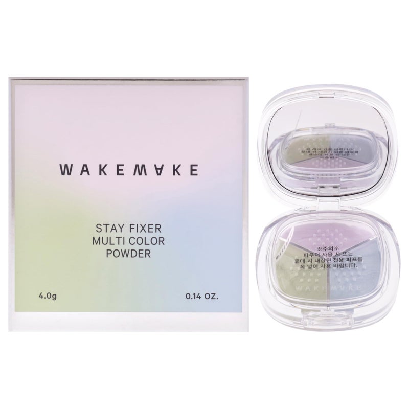 WAKEMAKE Stay Fixer Multi Color Powder - 01 Pale Clear by Wakemake for Women - 0.14 oz Powder - Image 1