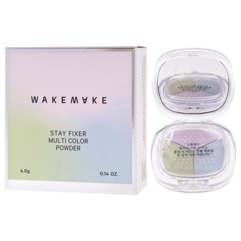 WAKEMAKE Stay Fixer Multi Color Powder - 01 Pale Clear by Wakemake for Women - 0.14 oz Powder - Image 4