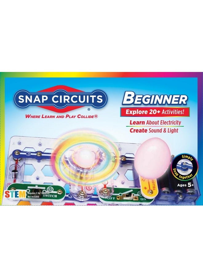 Snap Circuits Snap Circuits Beginner, Electronics Exploration Kit, Stem Kit for Ages 5-9 (SCB-20)  - Image 1