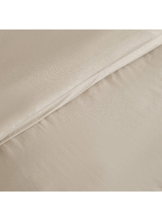 Home Box Purely Percale 3-Pieces Super King Duvet Cover Set 240 x 220 cm - Image 5