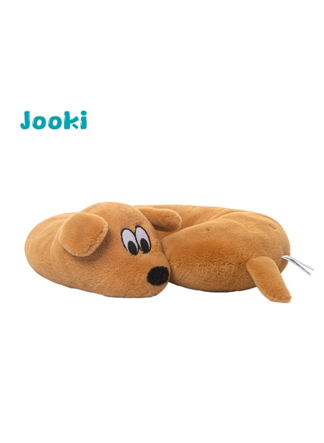 Jooki Meat Floss Puppy Neck Pillow, Cute Plush Toy, Stuffed Animal, Girl's Doll, Birthday Gift, 30cm - Image 1