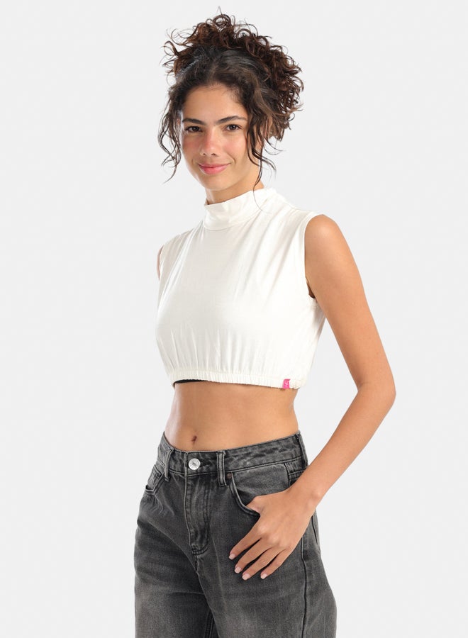 Carina High Neck Sleeveless Neck Cover  - Image 2