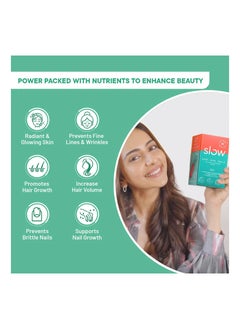 WELLBEING NUTRITION Wellbeing Nutrition Slow Hair Skin Nails, 60 Capsules  - Image 3
