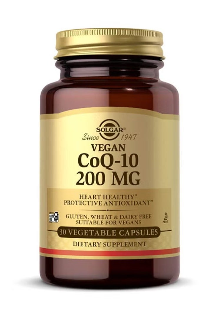 Solgar, Vegan CoQ-10, 200 mg, 60 Vegetable Capsules