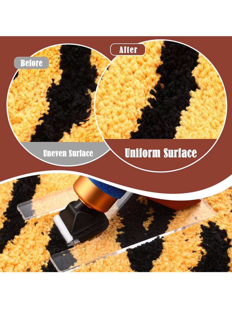 SYOSI - SYOSI Shearing Guide for Carpet Trimmer, Rug Tufting Carver Holder Base, Acrylic Shearing Guide for Rug Tufting to Keep Your Rug Surface Uniform Excluding Carpet Trimmer - Image 1