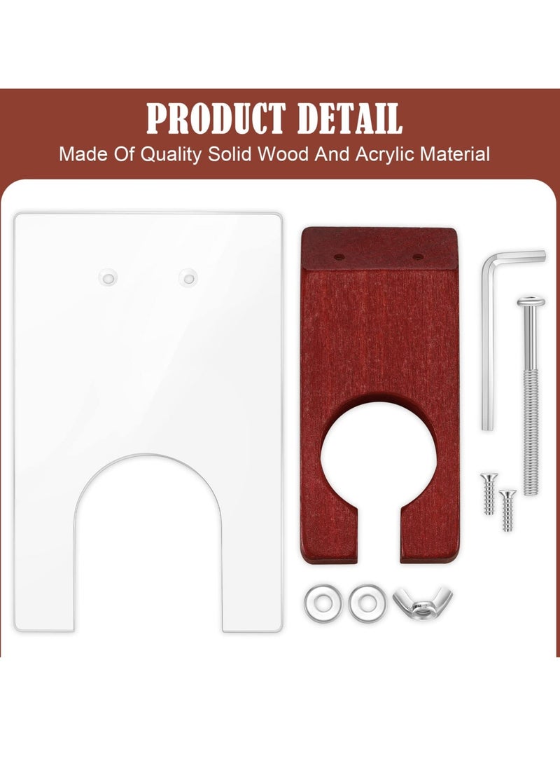 SYOSI - SYOSI Shearing Guide for Carpet Trimmer, Rug Tufting Carver Holder Base, Acrylic Shearing Guide for Rug Tufting to Keep Your Rug Surface Uniform Excluding Carpet Trimmer - Image 1
