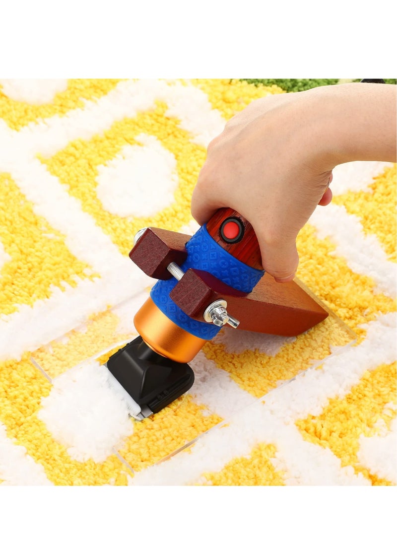 SYOSI - SYOSI Shearing Guide for Carpet Trimmer, Rug Tufting Carver Holder Base, Acrylic Shearing Guide for Rug Tufting to Keep Your Rug Surface Uniform Excluding Carpet Trimmer - Image 1