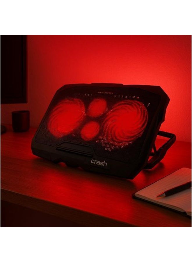Krash Laptop Cooling Pad C8000 with Powerful Fan and Modern Design - Image 2