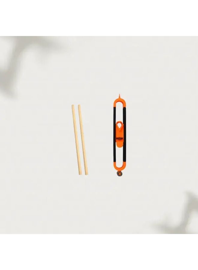 Orange Contour Gauge With Locking Pencils Precision Woodworking Measuring Tool For Template Making - Image 1
