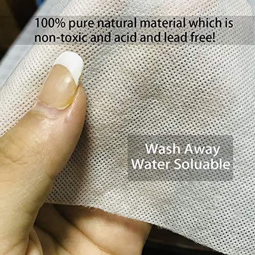 Seneme Water Soluble Stabilizer for Embroidery Backing & Topping (10 in x 15 yd Roll), Seneme 1.5oz Embroidery Stabilizers - Wash Away Embroidery Stabilizer for Machine Embroidery Stabilizer and Hand Sewing - Image 2