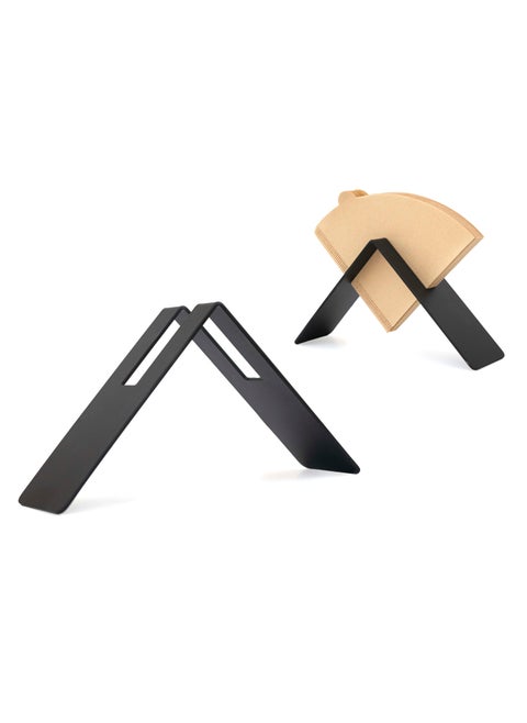 Coffee Paper Filter Holder v60  Storage Rack Reusable Metal Home Kitchen