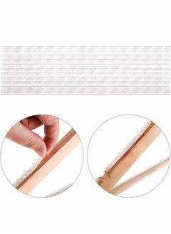 Excefore Non slip Hanger Grips for Wood Hangers Clear Rubber Hanger Grip Adhesive Clothe Hanger Strip 2.8 x 0.2 Inch Rubber Hangers Grip with Fins Clothes Hanger Strips Grippers for Clothes Hanger (200 Pieces)  - Image 5