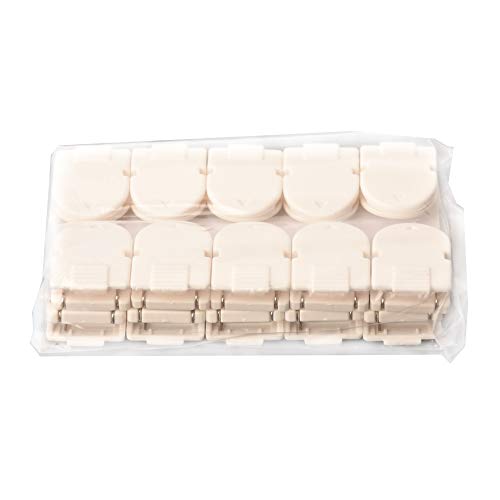 Mike Panel Cubicle Clip for Fabric Panels, Standard Size, 40-Sheet Capacity, Pack of 20, White - Image 4