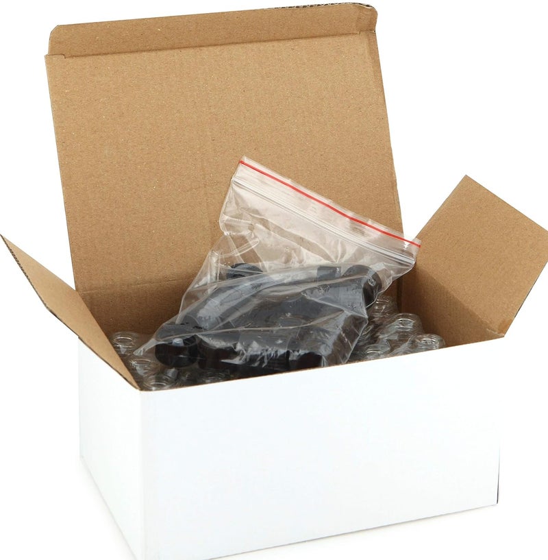 Vivaplex زجاجات فيفابلكس 24 شفافة سعة 15 مل مع أغطية - Image 4