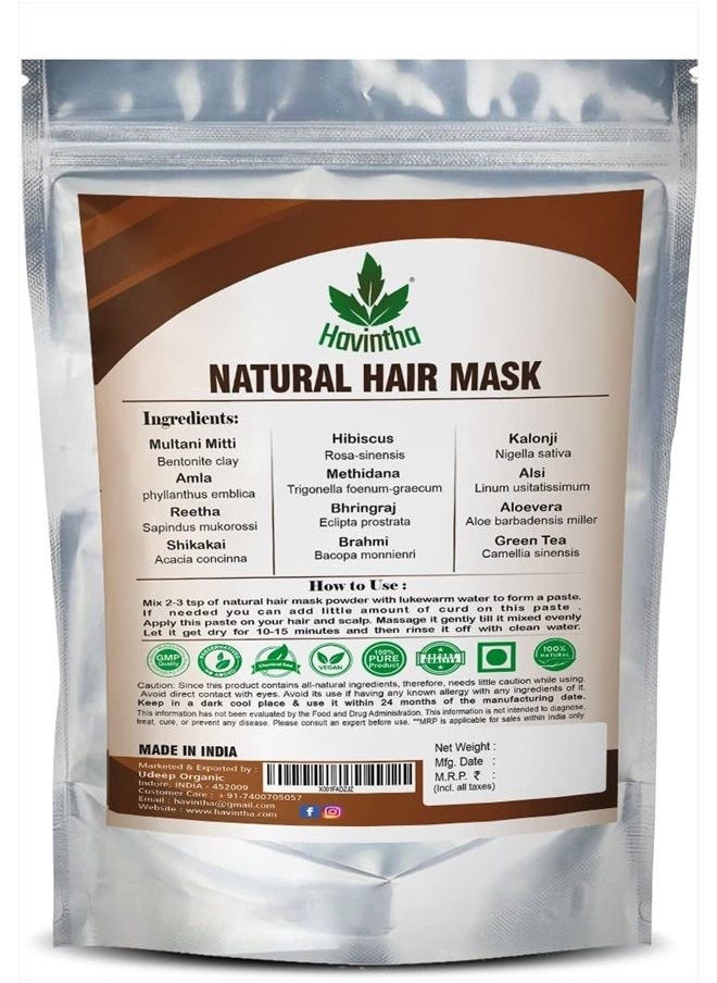 Havintha - hair mask for hair fall growth split ends luster shining nourishment 227 grams - Image 1