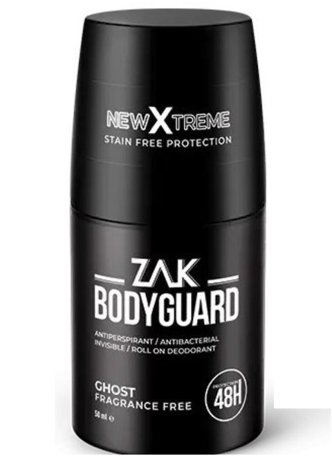 Zak Body Guard Deodorant Roll On Ghost Fragrance Free 50 Ml