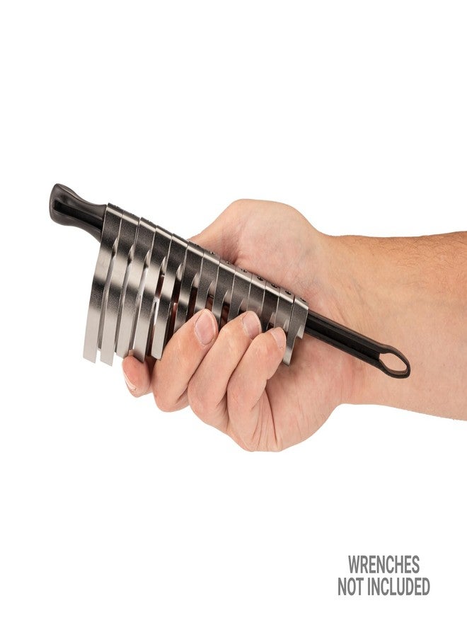 TEKTON 3/8 Inch Drive x 10 Inch Crowfoot Wrench Organizer Key (Black) | ORG24110 | Made in USA - Image 4