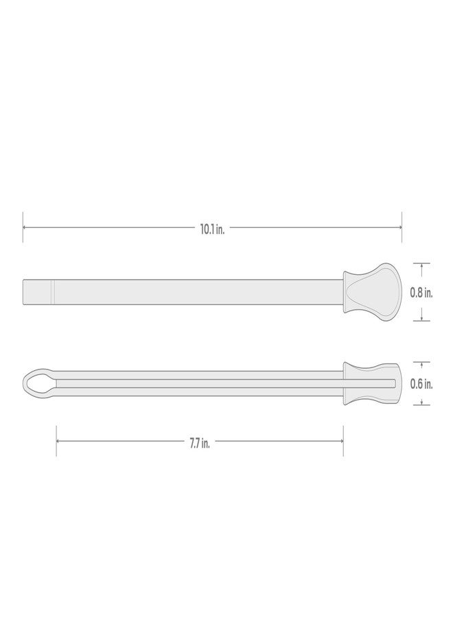 TEKTON 3/8 Inch Drive x 10 Inch Crowfoot Wrench Organizer Key (Black) | ORG24110 | Made in USA - Image 5