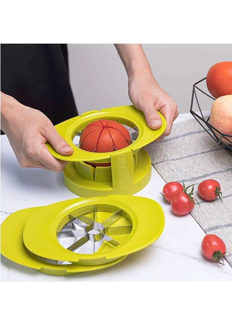 Y&D Apple Cutter Fruit with Slicer Pear Mango Lawn Mower Orange Tomato Solid Base Shaped 4 in 1 Multifunctional Slicers Kitchen Utensil Set  - Image 3