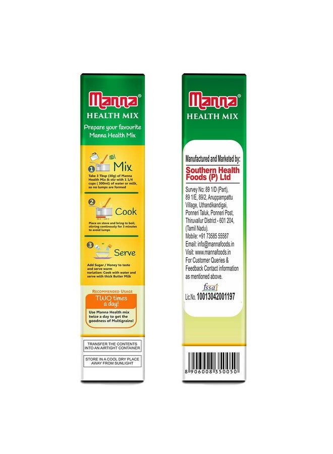 Manna Health Mix 300g, All Natural Kids Nutrition Drink, with 14 ingredients, Zero Sugar. 100% Natural Nutrition - Image 3