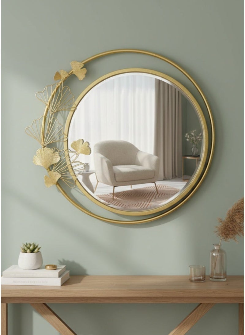 القناص مراية جدار  اطار ذهبي فاخر مع ديكور حجم كبير  جودة عالية - Image 3