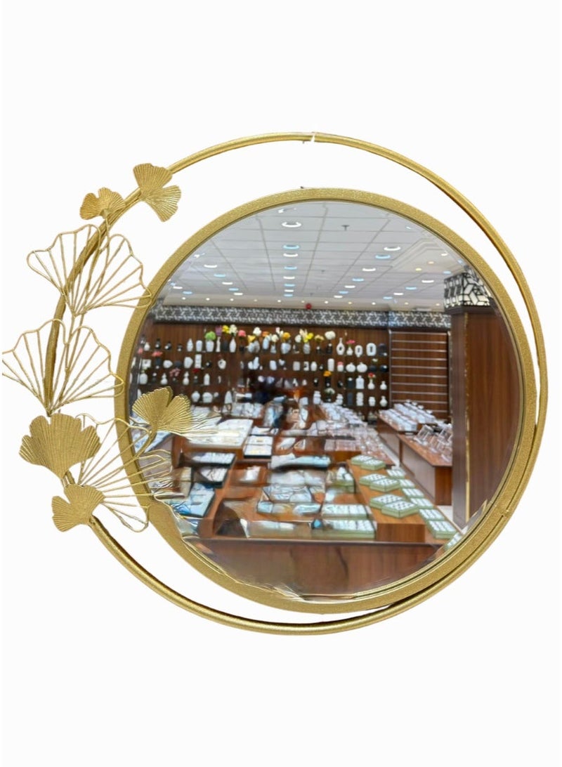 القناص مراية جدار  اطار ذهبي فاخر مع ديكور حجم كبير  جودة عالية - Image 2