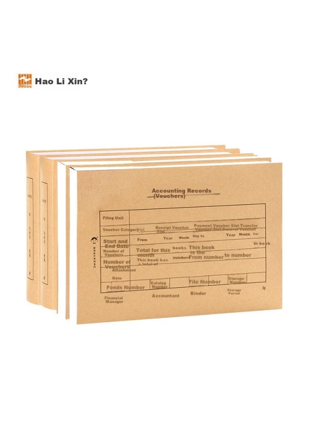 LISON Haolixin (Lison) 1315-Accounting File (Voucher) Cover, Cut-Out Style, 212*150Mm, 100 Sheets/Pack, 50 Sets/Pack, Jingniu A5 Voucher Binding, Nationwide Standard - Image 4