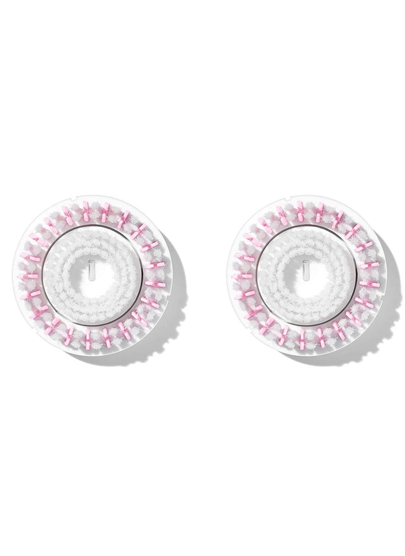 Clarisonic New Radiance Replacement Facial Cleansing Brush Head for Clarisonic Mia 1, Mia 2, Mia Fit, Alpha Fit, Smart Profile Uplift, 2 Count  - Image 1