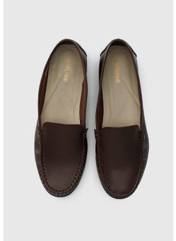 eclipse Brown Leather Women's Shoes  - Image 5